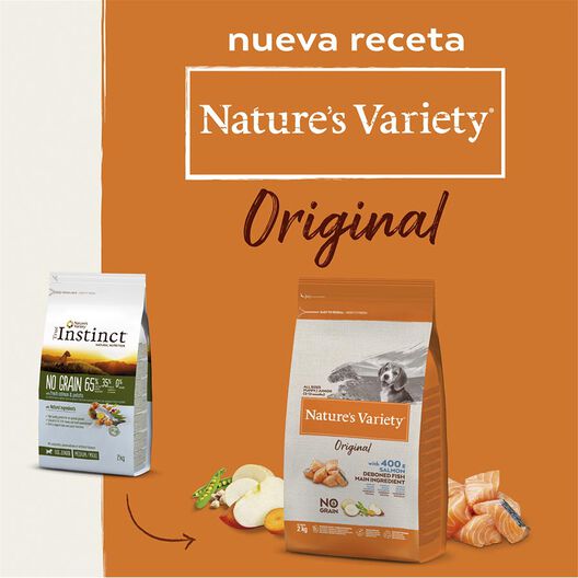 Nature's Variety Original Sin Cereales Salmón para cachorro image number null